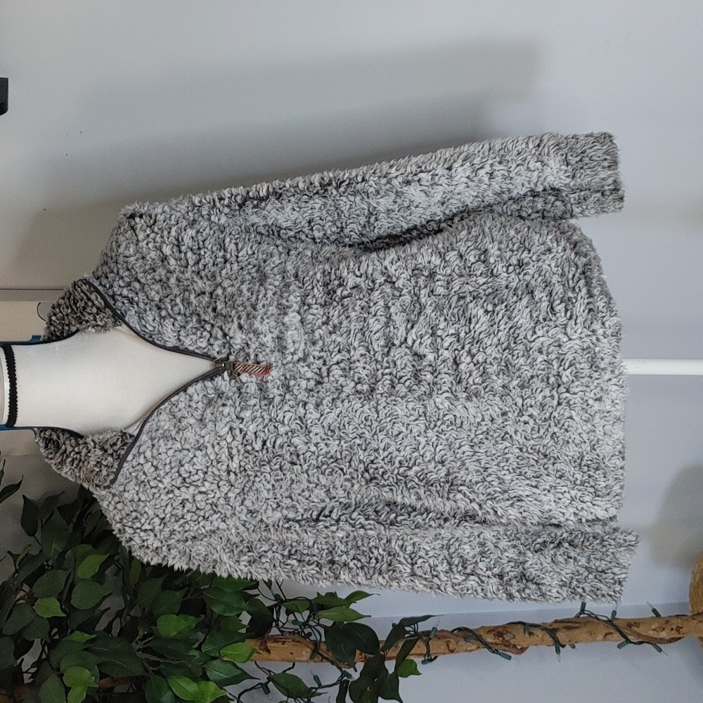 Original Weatherproof Vintage Fuzzy Quarter Zip S